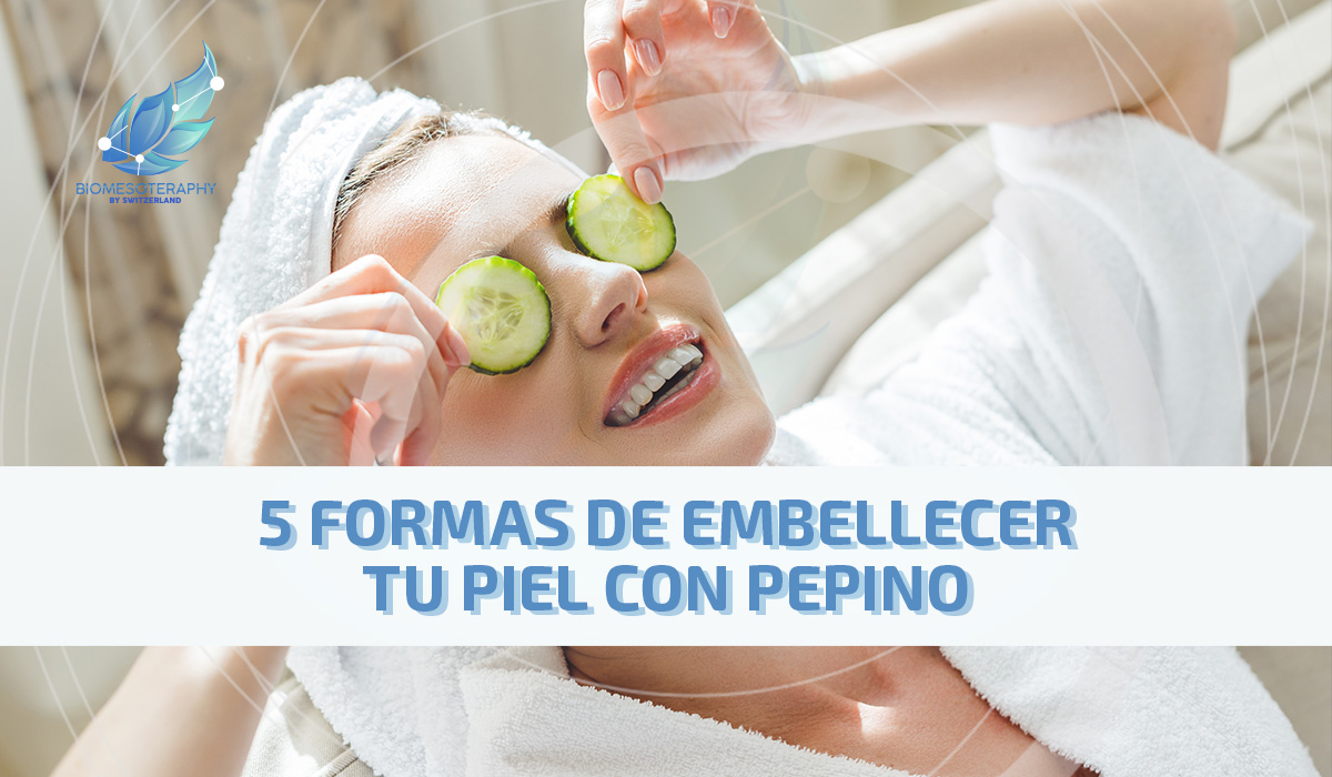 5 formas de embellecer tu piel con pepino
